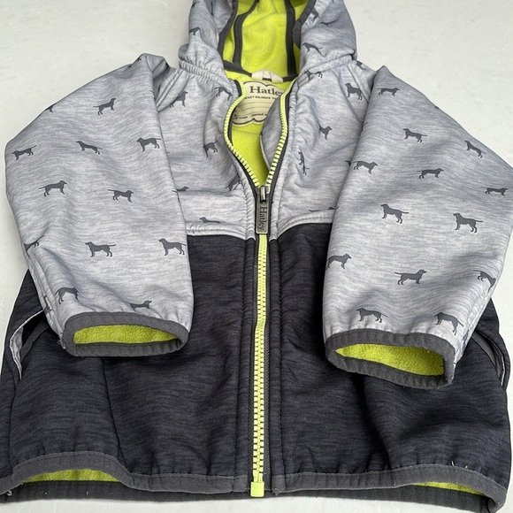 Hatley Kids Fleece Lined Dog Coat Sz 3 - Picture 6 of 6